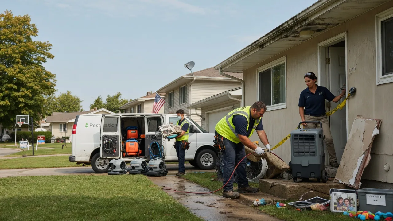 Water Damage Restoration in New Sharon, IA near me